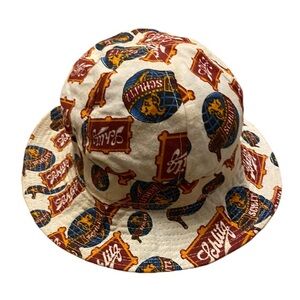 VTG AOP union made Schlitz malt liquor bucket hat unisex S